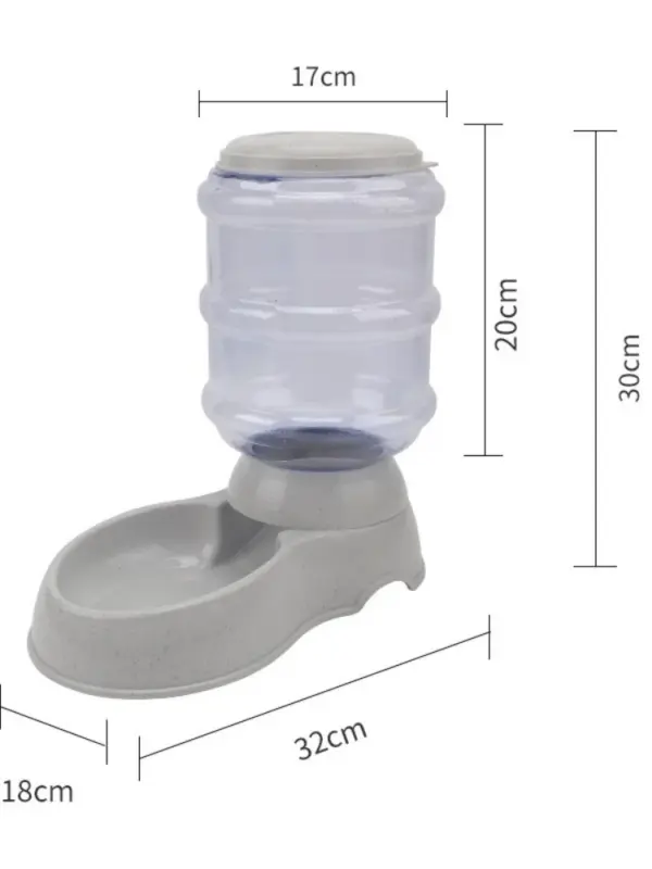 3,8 l große Kapazität Haustier Wassersp ender Hund automatische Fütterung kleine Hundefutter Schüssel Simulation Trink flasche Gerät Haustier liefert - Image 19