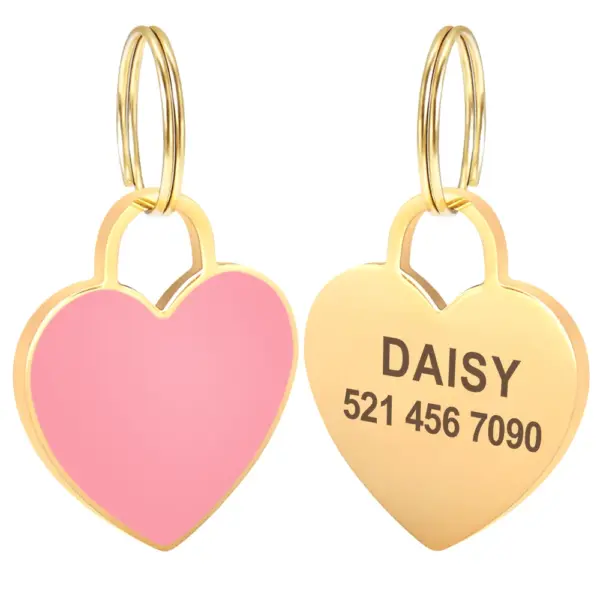 Personalisiertes Namensschild für Hunde und Katzen, glitzernde Strasssteine, Welpen, Kätzchen, Anti-Verlust-Haustierhalsband, Zubehör, kostenlose gravierte Haustierprodukte - Image 23