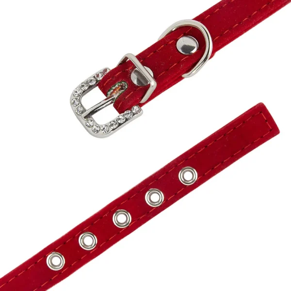 Personalisiertes Katzenhalsband aus weichem Samt, Welpen-Halskettenhalsbänder für Katzen, kleiner Hund, Kätzchen-Zubehör, individueller ID-Name, kostenlose Gravur - Image 14
