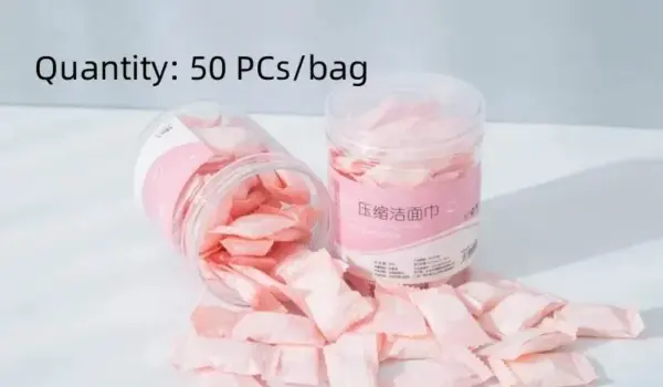 Taschen tücher, Einweg handtuch, 50 Stück, komprimiertes, tragbares, nicht gewebtes, Outdoor-Handtuch, Gesichts wasch tücher - Image 9