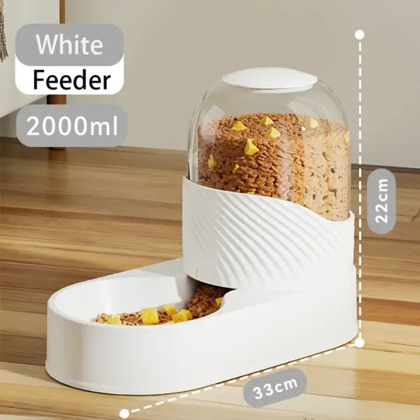 Pet Automatische Feeder Katze Wasser Dispenser Hund Automatische Feeder Katze Hund Wasser Dispenser Pet Bowl Kombination Pet Liefert 2/3,8 L - Image 8