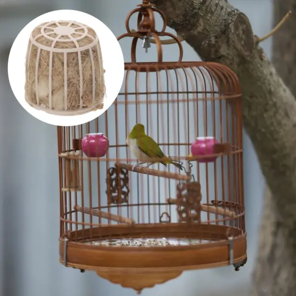 Vogelnest-Spielzeug, Tauben-Schlüpfnester für Käfige, entspannendes Becken, hohle Zuchtvögel aus Kunststoff - Image 7