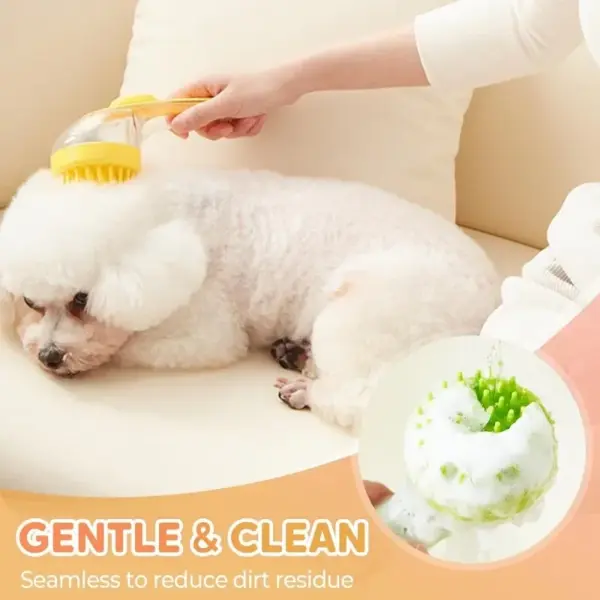 Fellpflegebürste für Haustiere – Badmassagegerät und Blasenmacher, Pfotenwascher, Badebürste, Schrubber, Shampoo-Bürste für lange/kurzhaarige Hunde und Katzen - Image 11