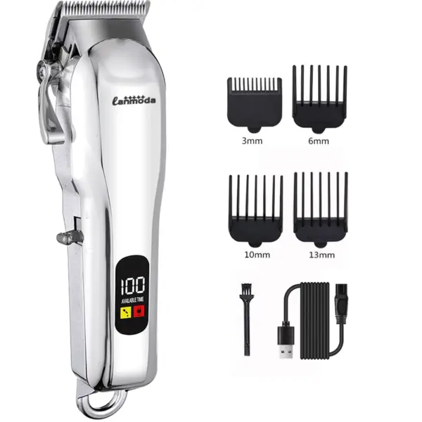 Elektrischer Hundepflege-Haarschneider, professioneller Haarschneider für Haustiere, Haarschneider, kabellos, geräuscharm, Rasierer, Schneidemaschine, Schere - Image 7