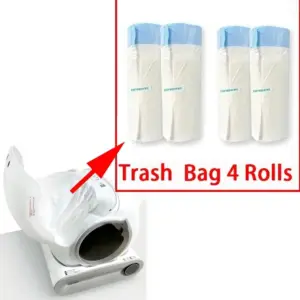 Tonepie Katzentoilette Müllsack Original Katzentoilette Taschen Haustier Automatische Katzenabfall und Reinigung Einweg-Katzentoilette Haustier