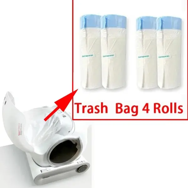 Tonepie Katzentoilette Müllsack Original Katzentoilette Taschen Haustier Automatische Katzenabfall und Reinigung Einweg-Katzentoilette Haustier