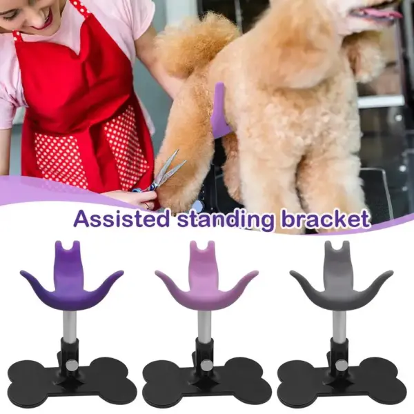 Hundepflegehocker, zusätzliche Stehstütze, ABS + Silikon, weich, sicher und harmlos, höhenverstellbar, geeignet für kleine Hunde - Image 3