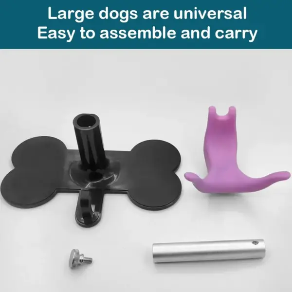 Hundepflegehocker, zusätzliche Stehstütze, ABS + Silikon, weich, sicher und harmlos, höhenverstellbar, geeignet für kleine Hunde - Image 15