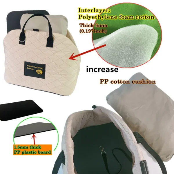 Portable Warm Kennel Pet Dog Carrier Bag Car Seat Control Nonslip Dog Carriers Safe, Puppy Cat Pet Bed Chihuahua Pet Products - Image 5