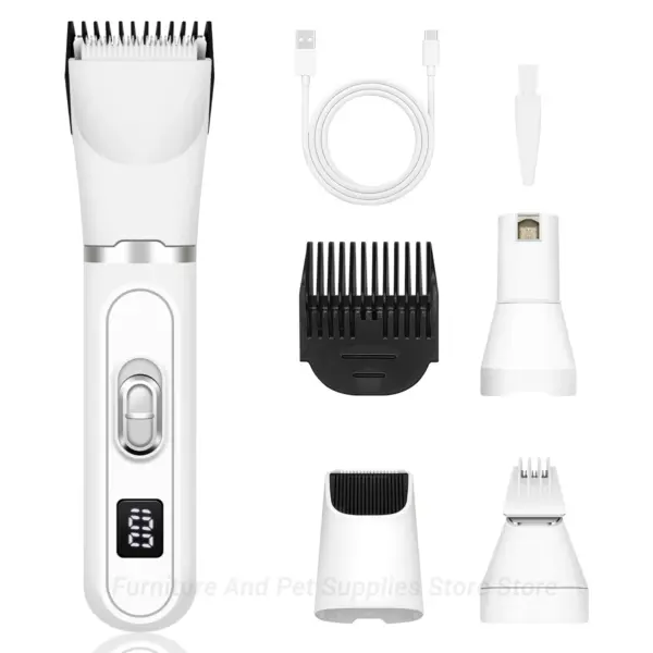 Hund Haar Clippers Pflege Elektrische Pet Clipper Professionelle Stille Haar Cutter USB Aufladbare Hundesalon Clipper