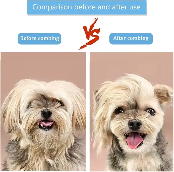 Dog Hair Remover Brush Cat Dog Hair Grooming And Care Comb For Long Hair Dog Pet Removes Hairs Cleaning Bath Brush Dog Supplies - Image 17
