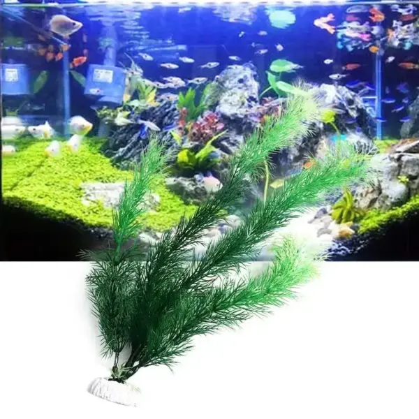 Künstliche Aquarium Dekor Pflanzen Unterwasser Wasser Gras Aquatische Kunststoff Pflanzen Für Aquarium Aquarium Dekorationen - Image 2