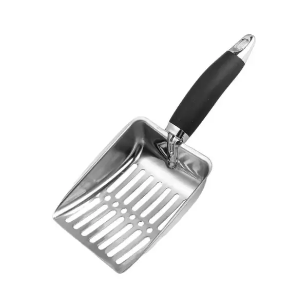 Katzenstreuschaufel aus Metall, Edelstahl, Holzgriff, leicht zu rosten, waschbar, für Kätzchen, Katzenschaufel, Toilettenreinigungsschaufel, Werkzeug - Image 10