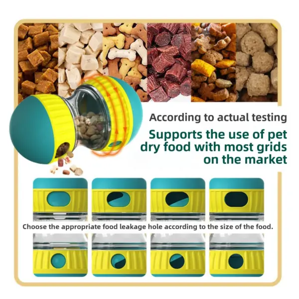 Haustier Hund Rollen Undichte Lebensmittel Ball Lebensmittel Grade Material Slow Food Training Slow Food Hund Spielzeug Hund Schüssel Pet Liefert Hund - Image 3