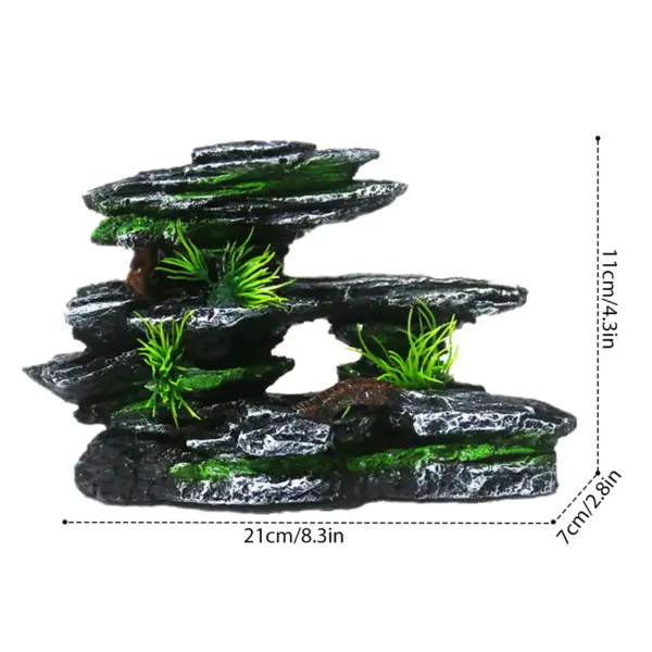 Aquarium Künstliche Brücke Harz Landschaft Dekoration Brücke Aquarium Ausrüstung Zubehör Ornament Höhle Aquatische Haustier Fisch - Image 14