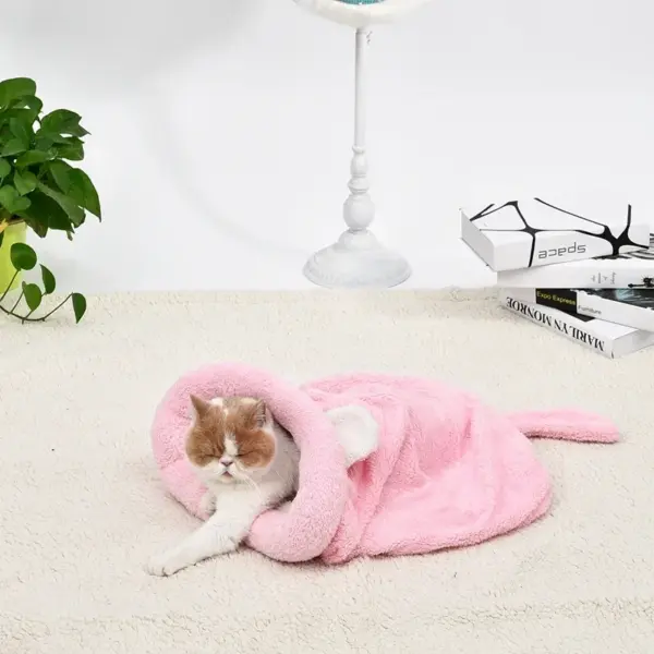 Haustier Hundehütte Katzenhütte Vier Jahreszeiten Teddy Hundehütte Katze Hundematte Baumwolle Cattery Vier Jahreszeiten Hundeschlafsack Doppelplüsch - Image 11