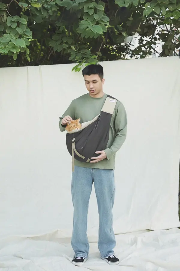 Haustier-Reisetasche, Umhängetasche, Outdoor-Rucksäcke, Katzentragetasche, Reiserucksack für Katzen, atmungsaktive Katzen-Tragetasche, Haustierbedarf - Image 14
