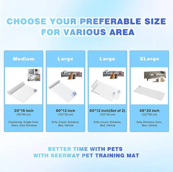 Pet Schock Matte Innen Safe Shock Training Pads für Hunde und Katzen Elektrische Abweisend Matte Hält Haustiere Off Sofa Zähler pet Liefert - Image 4