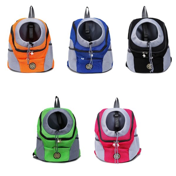 Portable Pet Pal Dog Carrier Backpack - Spacious Nylon Travel Bag with Zipper Closure for Hiking, Camping, and Outdoor Adventures - Comfortable, Ventilated, and Easy to Clean - Image 4