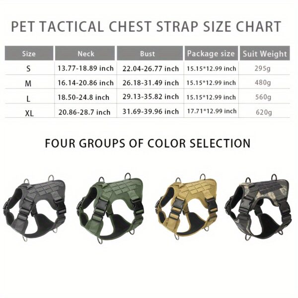Heavy Duty Adjustable Dog Harness With Handle For Running And Training - Perfect For Medium And Large Dogs - Image 26