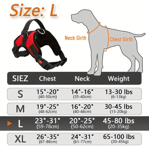 Doglee Ultimate No-Pull Reflective Adjustable Dog Harness with Handle - Premium Comfort, Easy Walking, and Enhanced Visibility - Ideal for Training, Outdoor Adventures, and Everyday Use - Image 33