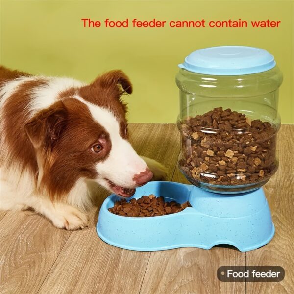[Large Capacity Pet Feeder Fountain] 1pc Large Capacity Transparent Pet Feeder/Water Fountain, Water/Food Feeder Dispenser For Cats And Dogs Christmas Gift - Image 10