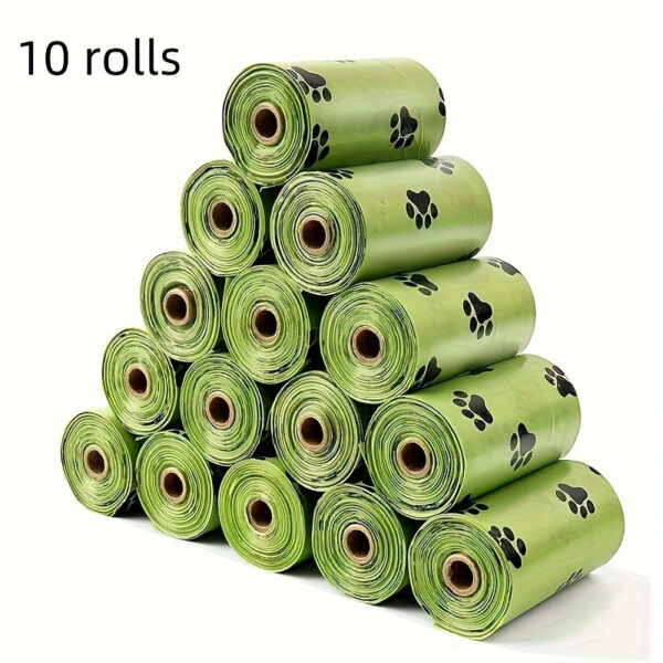 Extra Thick Lavender Scented Dog Waste Bags - 150 Pcs/10 Rolls, Leak Proof & Strong - Perfect for Cat Litter Trash Can/Bag - Made of Polyethylene with Odor Sealing - Image 3