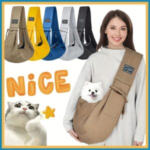 Pet Sling Carrier, Soft Pet Carrier, Dog And Cat Travel Bag For Outdoor, Dog Carrier, Cat Carrier, Travel Companion For Puppies, Kittens & Small Animals Christmas Gift
