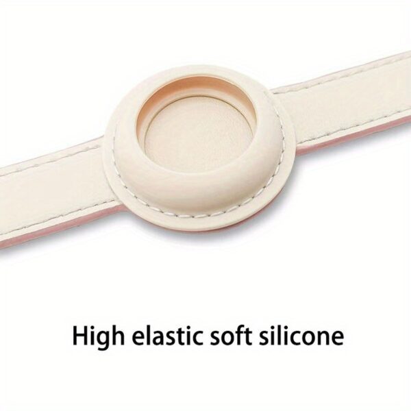 Dog Collar For Airtag Protective Tracker, Waterproof Pet Dog Anti-lost Positioning Silicone PU Collar Anti-lost Pet Cat Dog Collar - Image 28