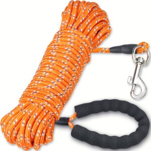 JOYTALE Long Dog Training Leash, Nylon Reflective Lead Long Rope Pet Leash, Double Leash For Small/Medium/Large Dogs