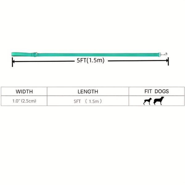 Safe and Comfortable Reflective Double-Sided Dog Leash for Walking and Training - Image 2