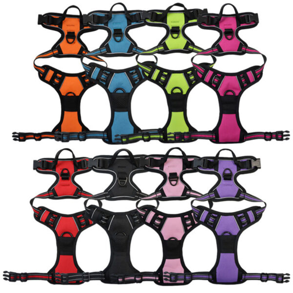 Premium Reflective Dog Harness - Durable, Comfortable, No-Choke Design - High Visibility for Safe Outdoor Adventures - Image 4