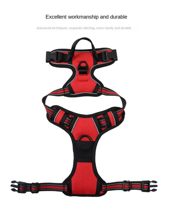 Premium Reflective Dog Harness - Durable, Comfortable, No-Choke Design - High Visibility for Safe Outdoor Adventures - Image 20