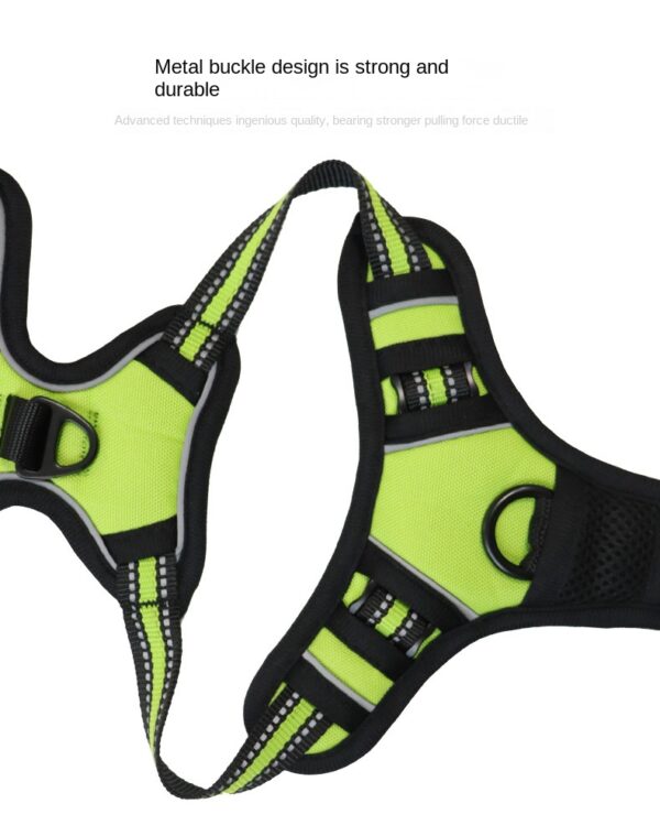 Premium Reflective Dog Harness - Durable, Comfortable, No-Choke Design - High Visibility for Safe Outdoor Adventures - Image 21
