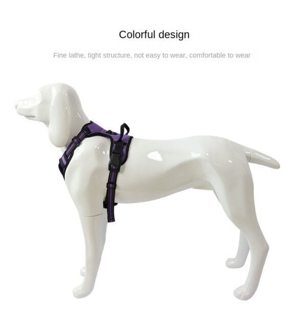Premium Reflective Dog Harness - Durable, Comfortable, No-Choke Design - High Visibility for Safe Outdoor Adventures - Image 24