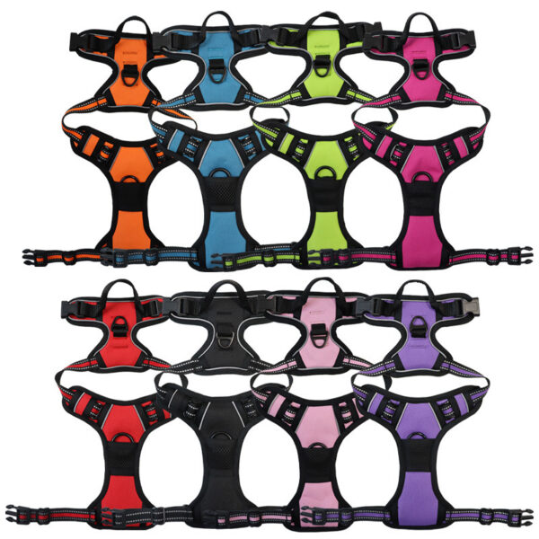 Premium Reflective Dog Harness - Durable, Comfortable, No-Choke Design - High Visibility for Safe Outdoor Adventures - Image 25