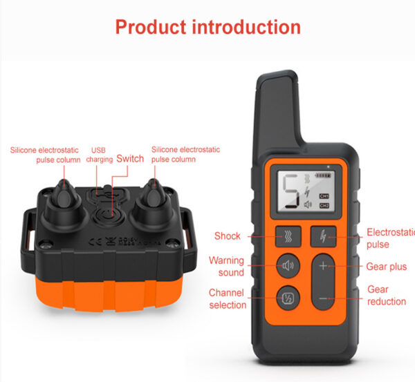 Remote Control Dog Training Collar with Electronic Shock and Anti-Bark Device - Stop Barking and Improve Behavior - Image 14