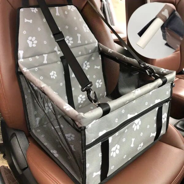 Pet Car Booster Seat For Dog Cat Portable And Breathable Bag With Seat Belt Dog Carrier Safety Stable For Travel Look Out With Clip On Leash With PVC Tube Christmas Gift - Image 9
