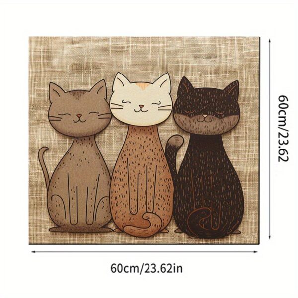 1pc Waterproof & Oil-Resistant Cat Feeding Mat - Easy Clean, All-Season Pet Placemat for Cats and Dogs - Image 9