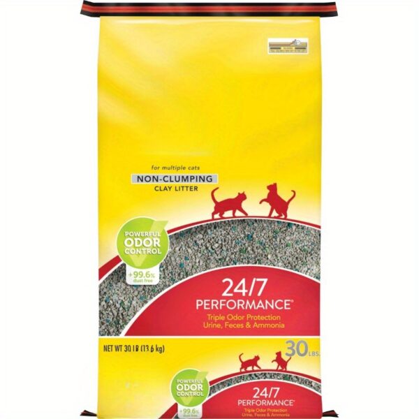 50 lb Non Clumping Low Dust Cat Litter with 24/7 Odor Control - Image 5