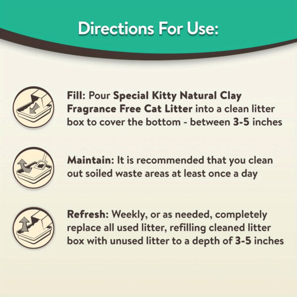 (2 pack)Scoopable Tight Clumping Cat Litter, Fresh Scent, 20 lb - Image 2