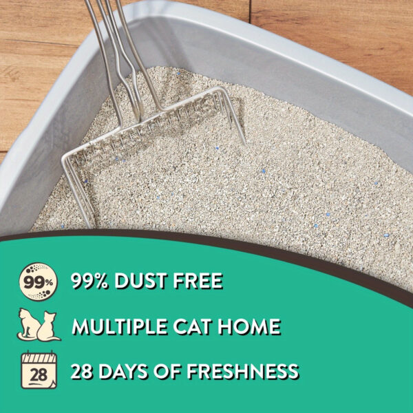 (2 pack)Scoopable Tight Clumping Cat Litter, Fresh Scent, 20 lb - Image 4