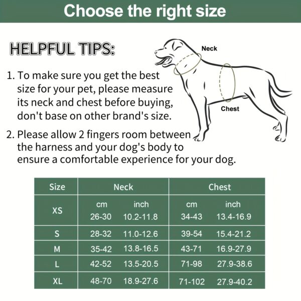 Soft Padding Comfortable Dog Harness - No-Pull with Dual Leash Clips - Perfect for Walking and Training Your Pet - Image 2
