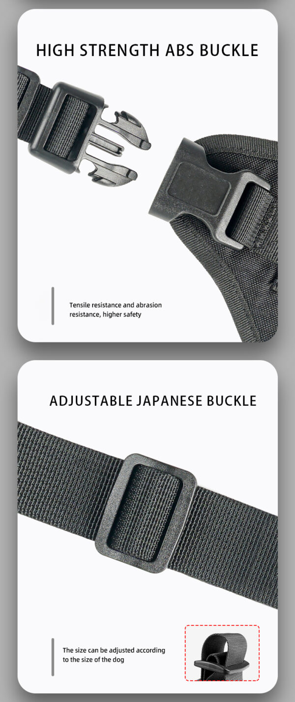 Heavy Duty Adjustable Dog Harness With Handle For Running And Training - Perfect For Medium And Large Dogs - Image 28