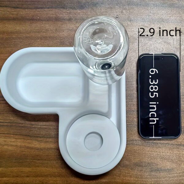 1pc Two-in-One Automatic Pet Feeder For Cats And Dogs - Convenient Food And Water Dispenser Christmas Gift - Image 4