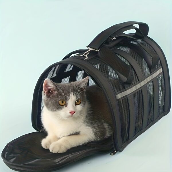 Dog Carrier, Cat Carriers, Airline Approved Pet Carrier, For Small Medium Dogs Cats Puppies, Collapsible Soft Sided Travel Puppy Carrier Bag - Image 12