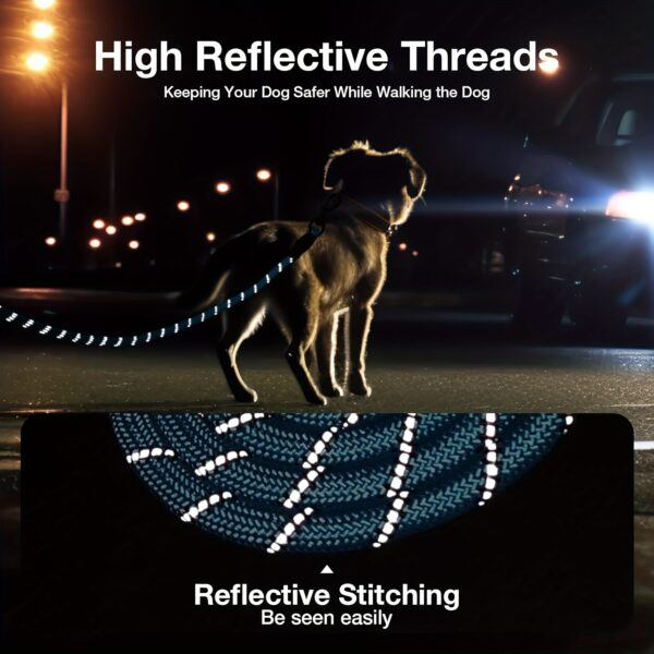 Dog Nylon Leash Lengthened And Reflective Round Rope Small And Medium Cats Dogs Leash Pet Traction Rope - Image 18