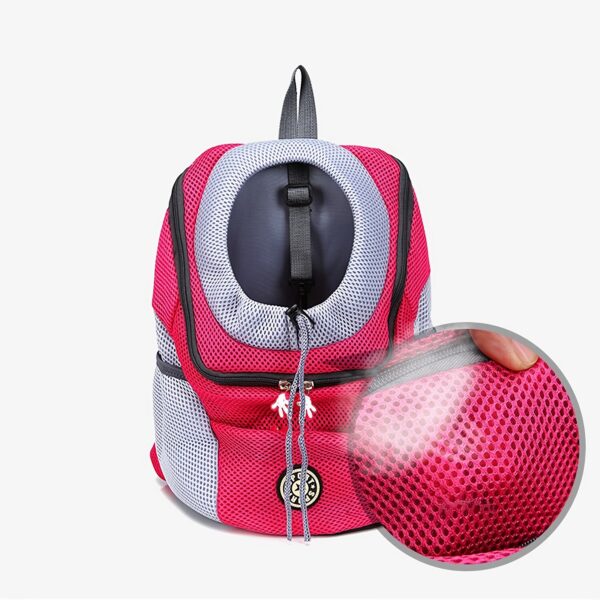 Portable Pet Pal Dog Carrier Backpack - Spacious Nylon Travel Bag with Zipper Closure for Hiking, Camping, and Outdoor Adventures - Comfortable, Ventilated, and Easy to Clean - Image 14