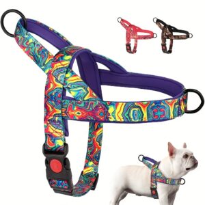 Adjustable No-Pull Dog Harness: Safe, Comfort Padded Vest for Medium & Large Dogs - Durable & Escape-Proof