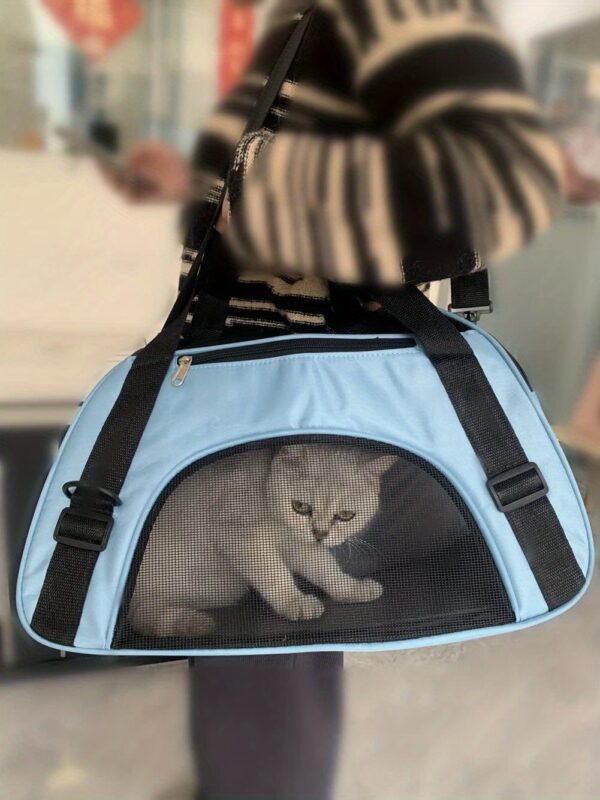 Cat Carrier Dog Carrier Pet Carrier, Airline Approved Soft-Sided Foldable Pet Bag Puppy Carrier With Breathable Mesh For Small Medium Cats Dogs Rabbit - Image 32